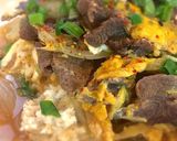 オートミール牛とじ丼（他人丼）ダイエット作り方7写真