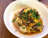 オートミール牛とじ丼（他人丼）ダイエット作り方9写真