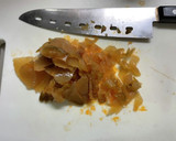 ザーサイと魚肉ソーセージの巾着作り方3写真