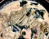サーモンクリーム猿麺作り方3写真