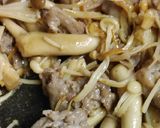 リカちゃん♡マヨ風味きのこ牛肉炒めꔛ作り方15写真