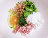 離乳食後期☆キャベツと豚肉のお好み焼き作り方2写真