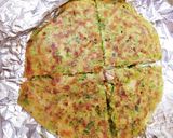 離乳食後期☆キャベツと豚肉のお好み焼き作り方5写真