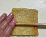 ザーサイと魚肉ソーセージの巾着作り方6写真