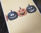 ハロウィン♪ロールケーキ♪カボチャのデコ作り方3写真