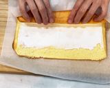 ふわふわ♡かぼちゃシフォンロールケーキ♪作り方22写真