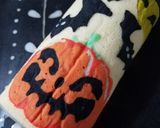 ハロウィン♪ロールケーキ♪カボチャのデコ作り方20写真