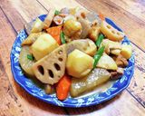 根菜が美味しい大ぶり具材がごろごろ筑前煮作り方14写真