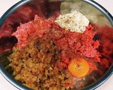 氷を入れて焼き上げるハンバーグ作り方8写真
