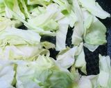 節約焼きうどん●簡単焼きキャベツうどん作り方1写真