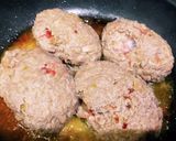 氷を入れて焼き上げるハンバーグ作り方28写真