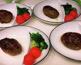 氷を入れて焼き上げるハンバーグ作り方30写真
