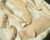 ◆秋鮭の白子とネギのバター醤油炒め◆作り方3写真