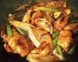 ◆秋鮭の白子とネギのバター醤油炒め◆作り方7写真