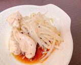 鶏肉ともやしのオイル蒸し作り方4写真