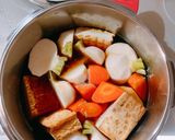 ☆圧力鍋3分！カブと人参、厚揚げの煮物☆作り方2写真