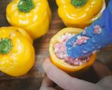 オシャレなパプリカの肉詰め作り方5写真
