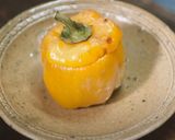オシャレなパプリカの肉詰め作り方10写真