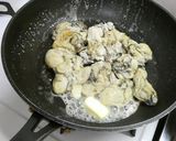 牡蠣と舞茸のクリームパスタ作り方6写真