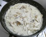 牡蠣と舞茸のクリームパスタ作り方12写真