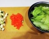 ズッキーニ、レタスのコンソメスープ作り方3写真