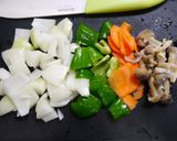 簡単！鶏もものカシューナッツ栗炒め作り方1写真