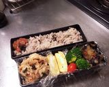 若鶏のねぎ塩焼きの和風弁当作り方4写真