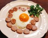 目玉焼きアレンジ 魚肉ソーセージ作り方4写真