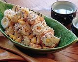 おうち居酒屋★ツナマヨコーンちくわ作り方3写真