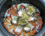 モクズガニの炊き込みごはん作り方4写真