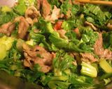 セロリと牛肉の蒸し炒め作り方3写真