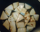 激うま！カブと豚肉のにんにく炒め作り方1写真