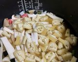 松茸のお吸い物炊き込みご飯作り方2写真