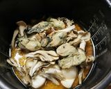 かき、里芋、舞茸の炊き込みご飯作り方3写真