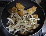 水菜とガーリックチキン♡パスタ作り方4写真