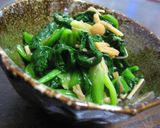 小松菜となめたけの和え物作り方4写真