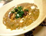 地鶏とほうれん草のココナッツカレー作り方5写真