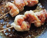 悪魔のおつまみ★焼き鳥甘辛マスタード作り方5写真