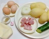 コンソメ味でご飯に合う！絶品ポテトサラダ作り方1写真