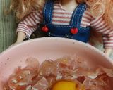 リカちゃん♡生ハムユッケ作り方9写真