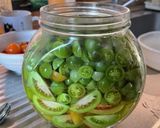 寿司酢で簡単！青トマトのピクルス作り方4写真