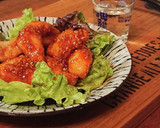 おうち居酒屋★ササミの唐揚げ旨辛だれ作り方7写真