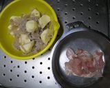 ご飯にめっちゃ合う！ 鶏じゃがごま風味作り方2写真