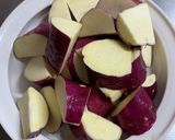 鶏肉とさつまいものレモン煮作り方1写真