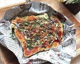 【動画レシピ】鶏むね肉でお好み焼き作り方4写真