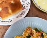コンビーフ　オムレツ　（崩れ ; ; ）作り方5写真