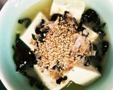全てレンジ鶏ガラで塩にんにく湯豆腐作り方8写真