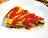 ほうれん草のオムレツ作り方10写真