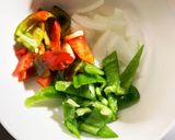 レンジもやしズッキーニ中華とろみ野菜炒め作り方5写真