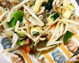 レンジもやしズッキーニ中華とろみ野菜炒め作り方10写真